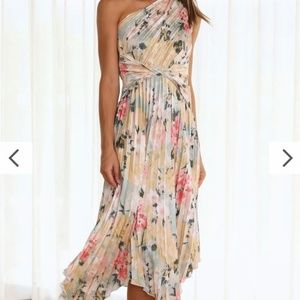 Billy J Cali One Shoulder Midi